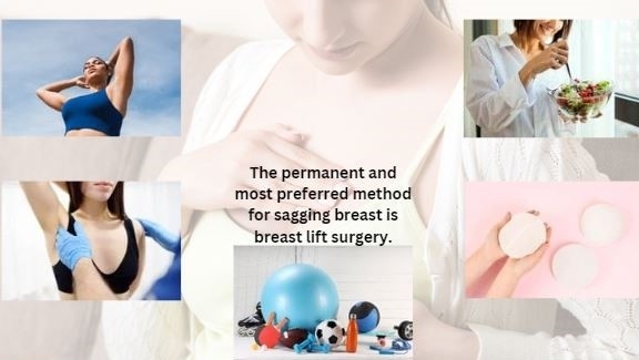 Sagging breast after breastfeeding in turkey, antalya